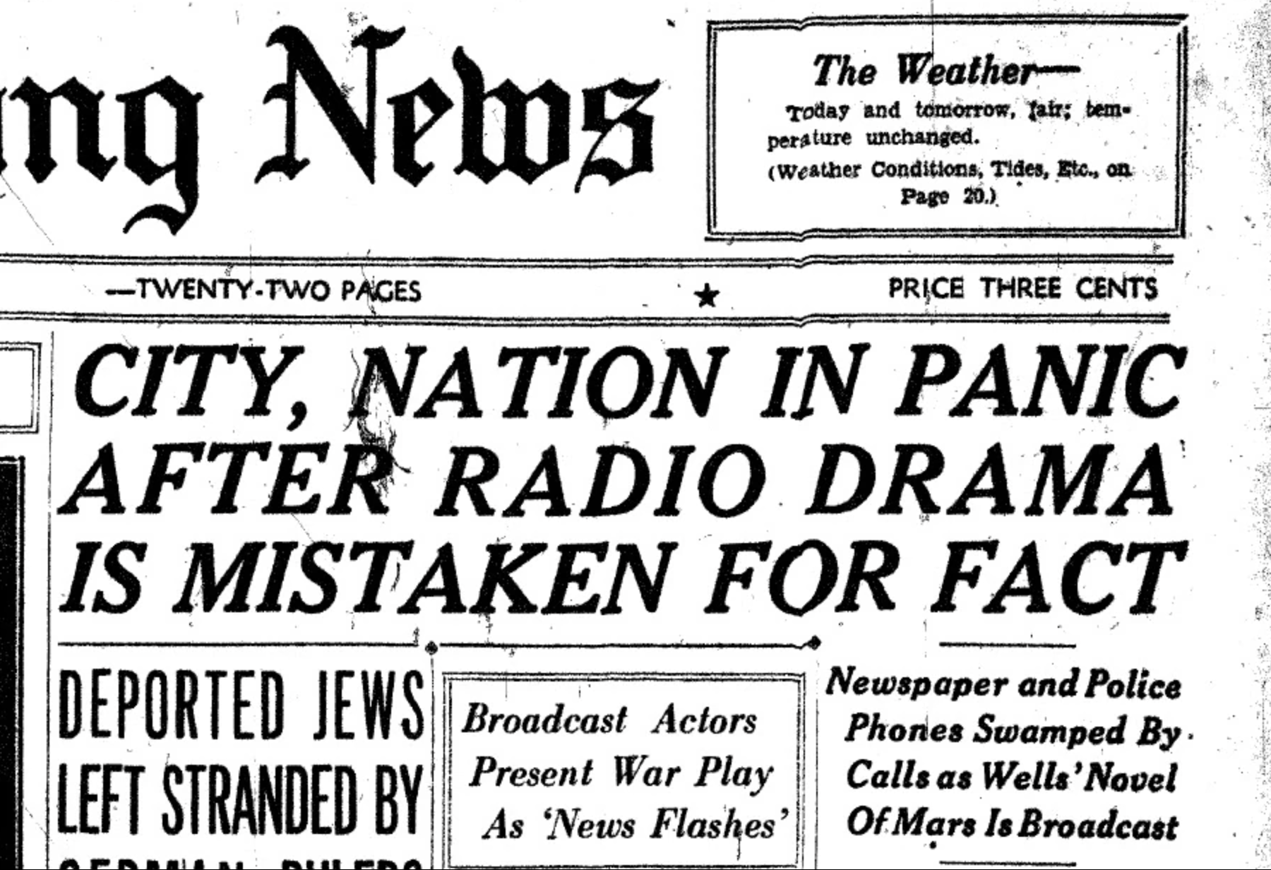 The night the world made headlines.