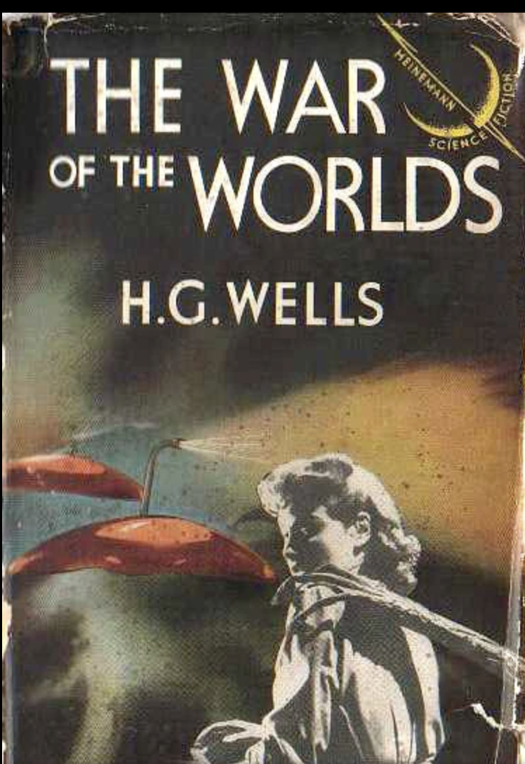Vintage War of the Worlds pop-culture imagery